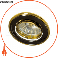 Feron 17530 встраиваемый светильник feron 301т mr-11 черный золото 17530