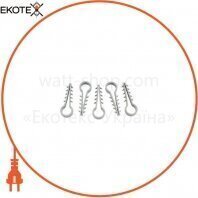 Дюбель-ялинка (затиск) 6 mm для кругл.каб (100 шт) ELCOR
