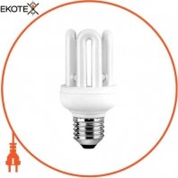 Enext l0220002 лампа энергосберегающая e.save.4u.e27.11.2700, тип 4u, цоколь е27, 11w, 2700 к
