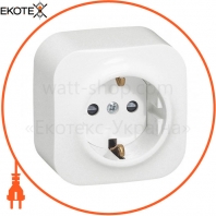 Розетка Legrand Forix 2К +3 без шторок Біла (782411)