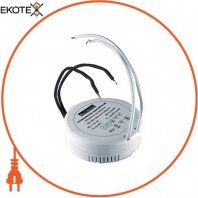 Трансформатор електронний e.trans.electron.round.230.12.60, круглий, Enext, l011017