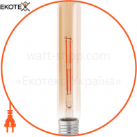 Лампа светодиодная LR-39 6Вт E27 2200К T30 amber filament