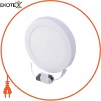 Світильник светодиодний накладної e.LED.MP.Round.S.18.4500. коло, 18Вт, 4500К, 1260Лм