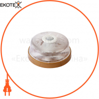 Світильник ERKA 1102D LED-G, настінно-стельовий з вбудованим і регульованим датчиком руху, 12 W, 6000K прозорий, IP 20, ERKA, 190113