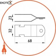 Enext i0500002 труба металлическая e.industrial.pipe.thread.1/2 с резьбой , 3.05 м