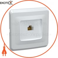 Розетка 1-місна комп'ютерна РК10-ВБ RJ45 Cat5e ВЕГА білий IEK