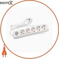 Удлинитель 5 гн. 3 метра с/заз с кнопкой (Multi-Let) VIKO (90118503)