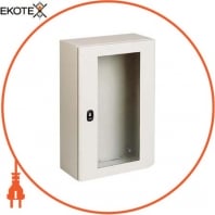 Шафа S3D 600х500х250 з прозорими дверима