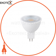 Лампа светодиодная  DELUX JCDR 6Вт 60° 3000K 220В GU5.3 теплый белый