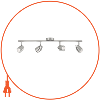Cвітильник Meranti bar/tube nickel 4x35W 230V стельовий/настінний акцентного освітлення, Philips, 915005222401