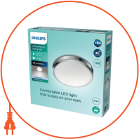 Світильник DORIS CL257 EC RD 17W 40K C HV IP44 06 для ванної кімнати, хром, Philips, 929002514301