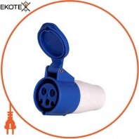 Силова розетка переносна e.socket.pro.3.16, 3п., 220В, 16А (213), Enext, p012016