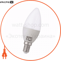 Лампа свічка SMD LED 4W 6400K E14 250Lm 175-250V                               