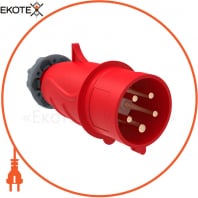 Вилка переносная ССИ-015 16А-6ч/200/346-240/415В 3Р+РЕ+N IP44 MAGNUM IEK