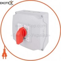 Пакетний перемикач LK40/2.211-ОВ/45 в корпусі, 3p, 0-1, 40А, IP44