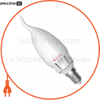 LED лампа С37 6W LC-16 E14 4000K мат.ал./к. A на вітрі Electrum