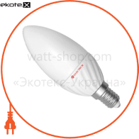 LED лампа C37 4W LС- 8 Е14 4000К мат.керам./к. Electrum