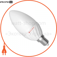 LED лампа С37 3W LС-12 Е14 2700К мат.керам. Electrum