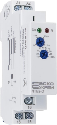 Реле времени задержки выключения без источника питания NTE9-D AC/DC 12-240V