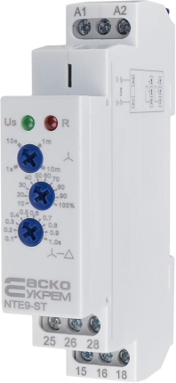 Реле часу зірка/трикутник NTE9-ST AC/DC 12-240V, АСКО-УКРЕМ, A0010240010