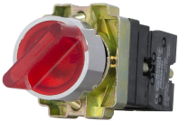 XB2-BK2465 Кнопка червона поворотна 2-поз. з підсвічуванням, АСКО-УКРЕМ, A0140010067
