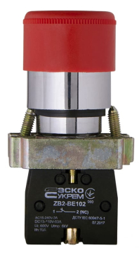 XB2-BS442 Кнопка безпеки.Повернення поворотом. d30mm, АСКО-УКРЕМ, A0140010082