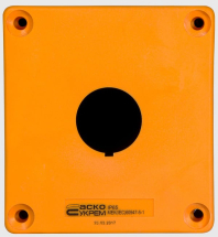 Корпус HJ9-1 (1-місний) жовтий, АСКО-УКРЕМ, A0140020034