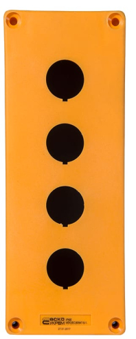 Корпус HJ9-4 (4-місний) жовтий, АСКО-УКРЕМ, A0140020040