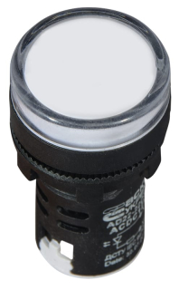 Сигнальна арматура AD22-22DS біла 12V АC/DC, АСКО-УКРЕМ, A0140030160
