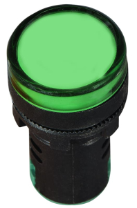 Сигнальна арматура AD22-22DS зелена 12V АC/DC, АСКО-УКРЕМ, A0140030162