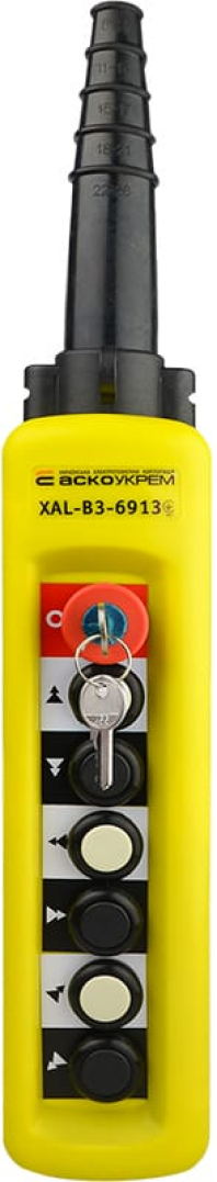 Постовой кнопочный XAL-B3-6913К с ключом