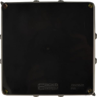 Розподільча  коробка серії UAtmo Jet Black 150*150*70 (уп. 9шт), АСКО-УКРЕМ, A0150170035
