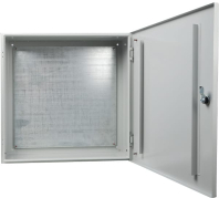 Корпус з монтажною панеллю металевий 60*60*25, IP31, серії UBox, АСКО-УКРЕМ, A0260020010