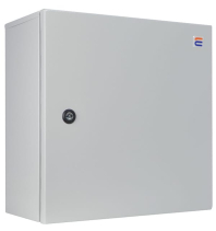 Корпус з монтажною панеллю металевий 40*40*25, IP31, серії UBox