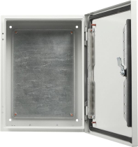Корпус з монтажною панеллю металевий 40*30*20, IP65, серії UBox, АСКО-УКРЕМ, A0260020051