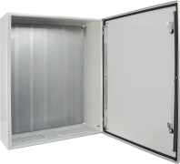 Корпус з монтажною панеллю металевий 80*65*25, IP65, серії UBox, АСКО-УКРЕМ, A0260020057