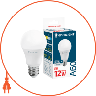 Лампа світлодіодна ENERLIGHT A60 12Вт 4100K E27, Enerlight, A60E2712SMDNFR