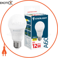 Лампа светодиодная ENERLIGHT A60 12Вт 3000K E27