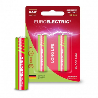 EUROELECTRIC Батарейка лужна AAA LR03 1,5V блістер 2шт