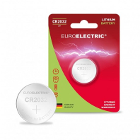 EUROELECTRIC Батарейка литиевая CR2032 3V блистер 1шт