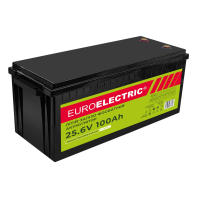 EUROELECTRIC Акумулятор літій-залізо-фосфатний (LiFePO4) 25.6V 100Ah