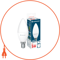Лампа світлодіодна ENERLIGHT С37 5Вт 4100K E14