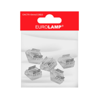 Конектор прямий для LED COB стрічки 8мм IP20, 0-36V, 5A набір 5 шт EUROLAMP, Eurolamp, CNCTR-8mm(COB)S
