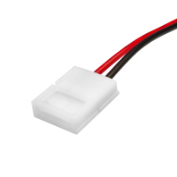Конектор кутовий для LED SMD стрічки 8мм IP20, 12-24V, 0-1A, дріт 15см набір 3 шт EUROLAMP, Eurolamp, CNCTR-8mm(SMD)C