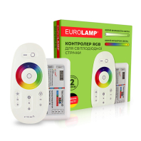 EUROLAMP Контролер RGB + пульт ДК для світлодіодної стрічки, Eurolamp, CNTR/RGB(12-24V)