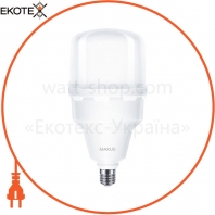 Лампа светодиоднаяMAXUS HW 50W 5000K E27/E40