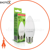 EUROELECTRIC LED Лампа CL 6W E27 4000K (100)