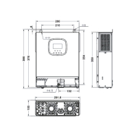 EUROELECTRIC Інвертор сонячний автономний 3000W, Euroelectric, Inverter-3000W(S)