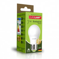 LED Лампа EUROLAMP А50-7W-E27-3000K, Eurolamp, LED-A50-07273(P)