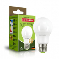 LED Лампа EUROLAMP А60-10W-E27-3000K